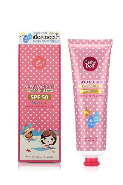 Cathy Doll كريم إل-جلوتاثيون ماجيك SPF 50 لتفتيح البشرة وواقي الشمس 138 مل