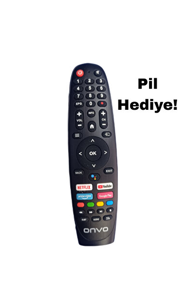 ONVO Android Smart Led Tv Kumanda Ses komutsuz