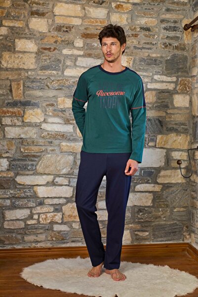 Cossy By Aqua Печатни детайли Мъжки пижамен комплект CossybyAqua 26173-M