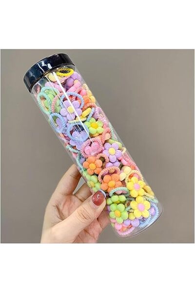 Arabest ربطات شعر على شكل فراشات لطيفة للبنات، ربطات شعر مطاطية ملونة (40 قطعة)