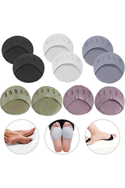 Arabest 5 أزواج من وسادات مشط القدم المصنوعة من قماش خلية النحل، وسادات امتصا...