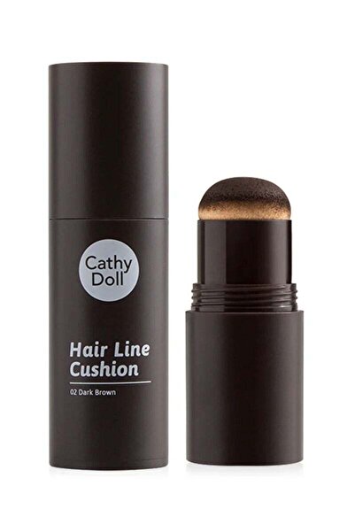 Cathy Doll Hairline Cushion Dark Brown