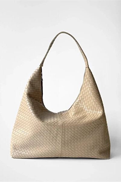 Cersei Women's Tan Oversized Shoulder and Tote Bag - Large Volume