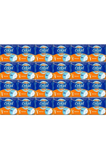 Orkid Hygienic Pad Ultra Extra Normal 192 Pieces Standard Pk (24Pk*8)