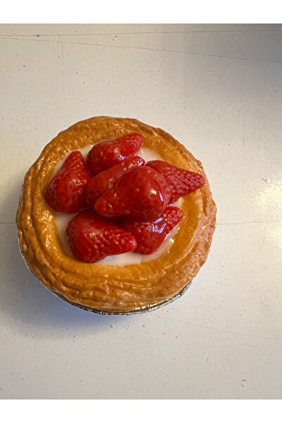 Airbrush Tattoo Magnetli Yapay Meyveli Pasta Dilimi Buz dolabı Süsü ve Oyuncak