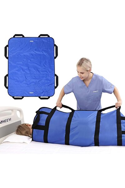 Arabest Multipurpose 48" x 40" Positioning Bed Pad with Reinforced Handles - ...