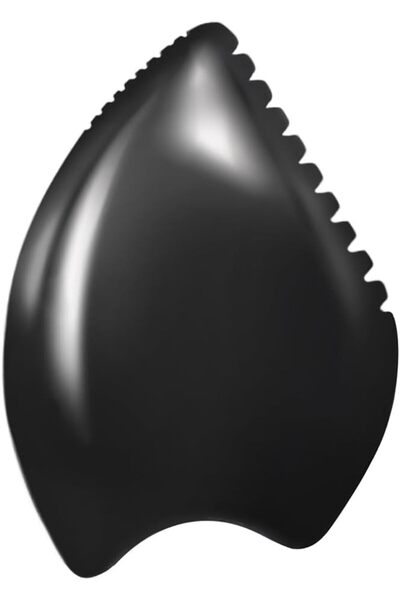 Arabest لوح غوا شا، ورقة غوا شا، أداة كشط الوجه من اليشم الأسود، أداة تدليك الجسم بالكامل