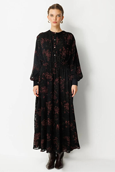 BEİAZ Ghisa Astarlı Şifon Elbise