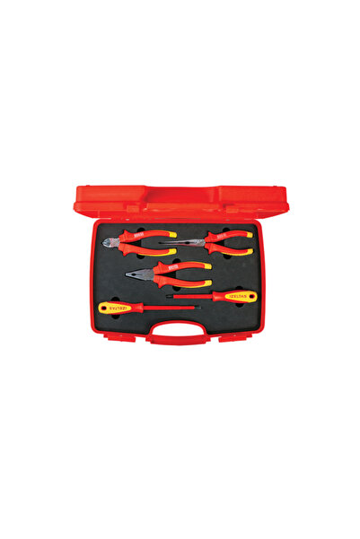 İzeltaş 5 Parça 1000V İzoleli Elektrikçi Takımı - VDE Onaylı Profesyonel Çant...