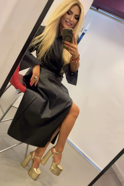 Karınca Evening Dress Shoes, Bridal Shoes - Double Layer Platform High Chunky Heel Shoes 7-9950