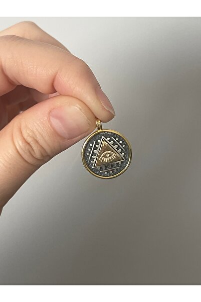 denizden silver Gümüş göz kolye ucu