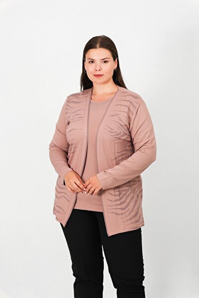Lanze Combed Cotton Suit with Short Sleeve Blouse and Jacket 3107t