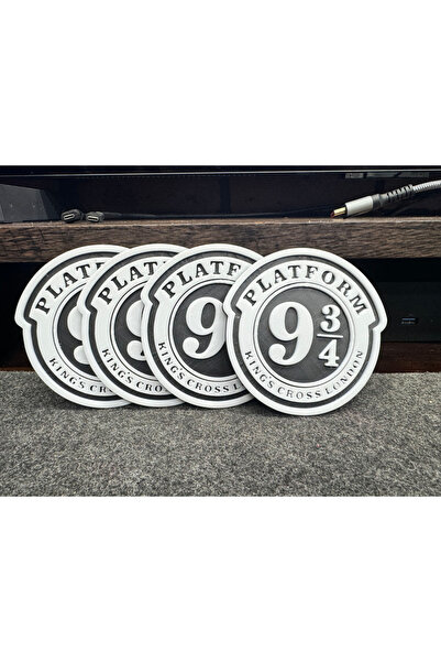 SORA DESIGN إكسسوار سطح الطاولة على شكل قاعدة زجاجية مزخرفة ذات طابع منصة