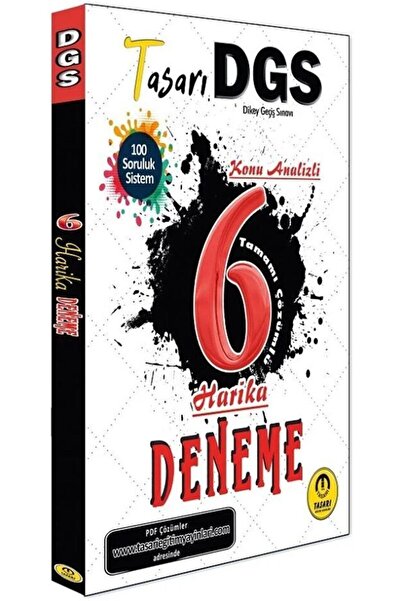 Genel Markalar Tasarı Dgs Konu Analizli 6 Harika Çözümlü Deneme
