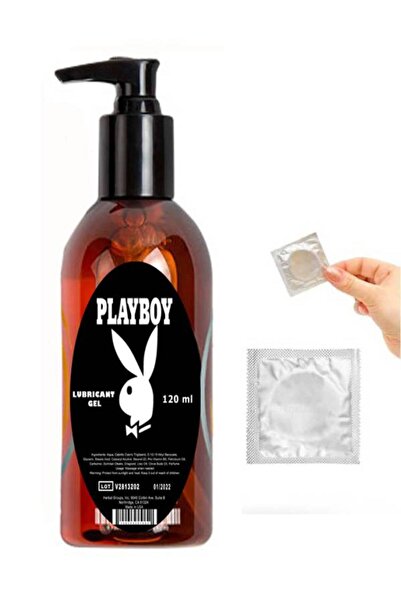 Playboy Natural İstek Artırıcılı Lubircant Jel 120 ml+Geciktiricili Prezervat...