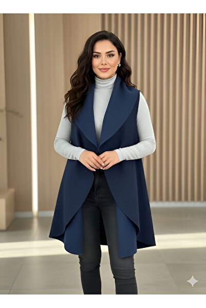 AGORATEKSTİL Women's Original Italian Boucle Fabric Vest