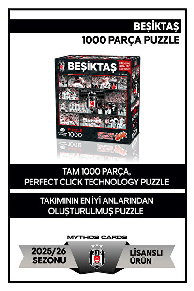 Beşiktaş TAKIM 2025/26 1000 PARÇA PUZZLE