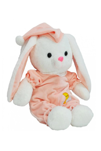 Flower Toys Uykucu Uyku Arkadaşı Peluş Pijamalı Tavşan Kız Erkek Çocuk Oyun U...