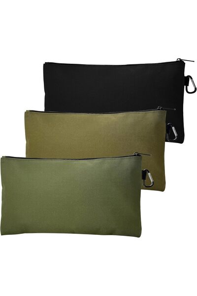 Arabest 3 Pack Tool Pouch, Premium Small Tool Bag, Waterproof Utility Tool Bags with Carabiner