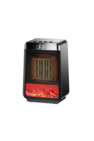 Generic سخانات كهربائية صغيرة تعمل باللهب مزودة بمنظم حرارة، وسخان سيراميكي سريع التسخين مع إضاءة محيطية.