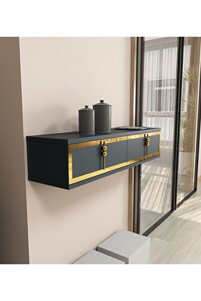 morepp Skyt Duvara Monte Dresuar Altın | Antrasit - Antrasit