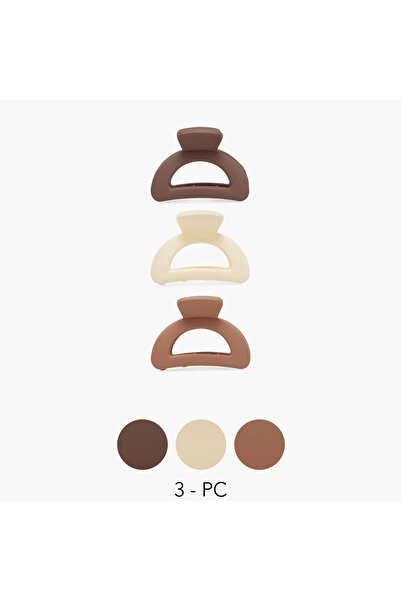 Lifestyle مشابك شعر صلبة - مجموعة من 3 قطع