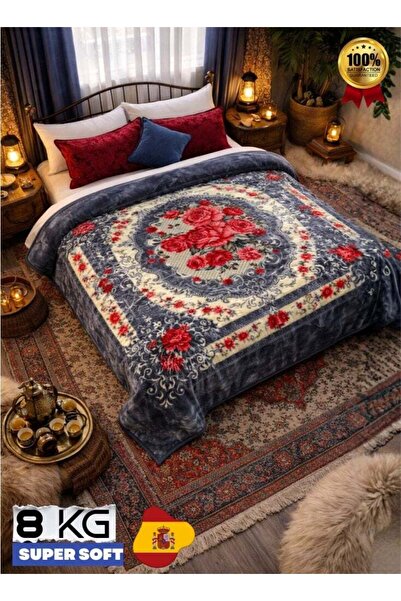 Premium Luxury 8KG Super Soft Floral Winter Blanket