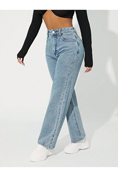 CARLOOG JEANS High Waist Wi̇de Leg Jean