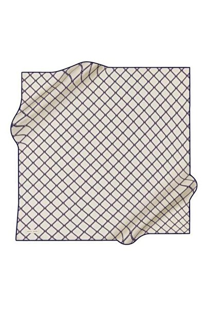 Pierre Cardin وشاح حريري - 8902438-924 كريمي تويل