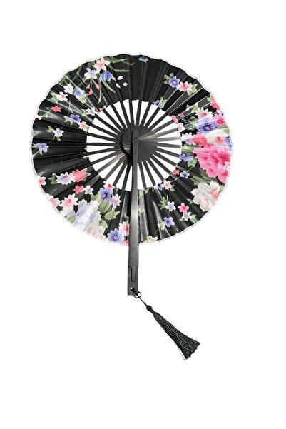 YELPAZE DÜNYASI Yuvarlak Japon Yelpaze Özel Kesesinde