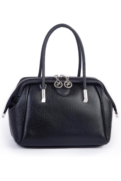 Nas Bag Geantă de mână și crossbody vintage pentru femei, de lungime midi, Victoria neagră