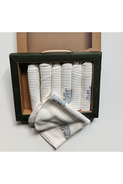 Bebelio مجموعة من 7 مناديل مبللة للفم للأطفال مصنوعة من القطن بنسبة 100%