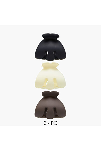 Lifestyle عبوة من 3 مشابك شعر مزينة بالزهور