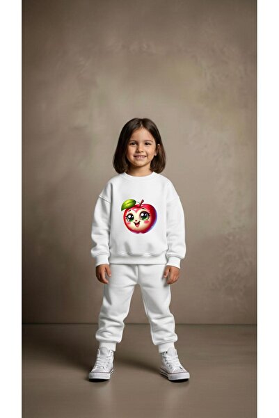 playwear Φούτερ ομάδας SHINING APPLE με στάμπα για κορίτσια και αγόρια, με λα...