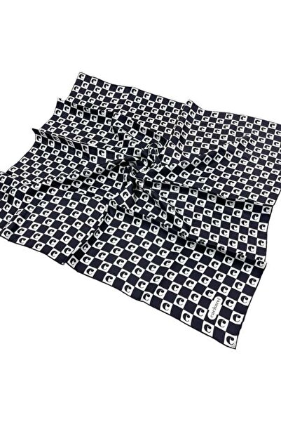 Cacharel Копринен шал - 8888313-921 Тъмносин