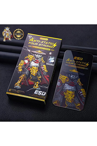 Glazef واقي شاشة كامل من الزجاج المضاد للكسر والكهرباء الساكنة لهاتف جالاكسي إس 24 إف إي بصلابة 9 إتش رباعي القوة