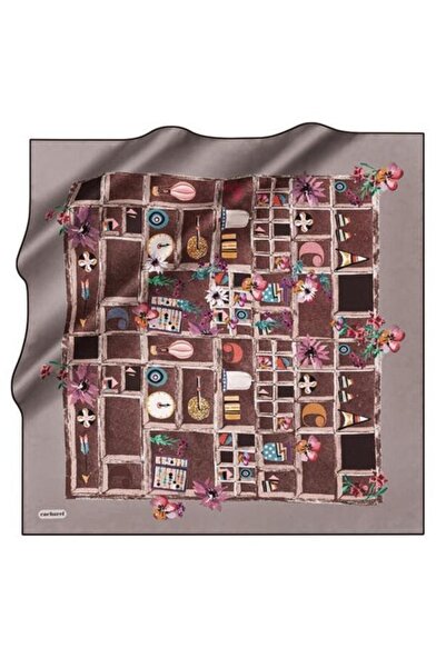 Cacharel Шовковий шарф Твіл - 8942313-931 Візон