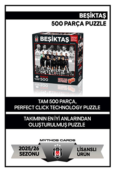 Beşiktaş Team 2025/26 500 Piece Puzzle