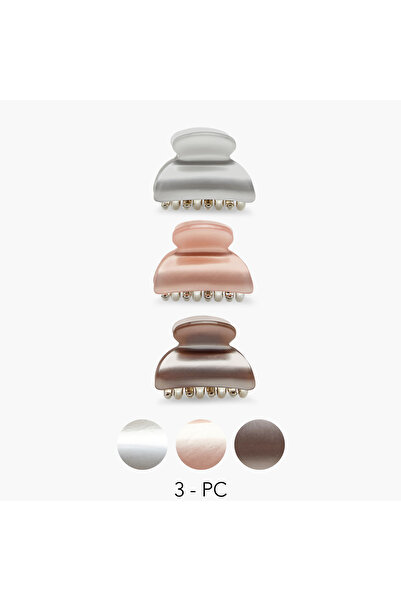 Lifestyle مشابك شعر صلبة - مجموعة من 3 قطع