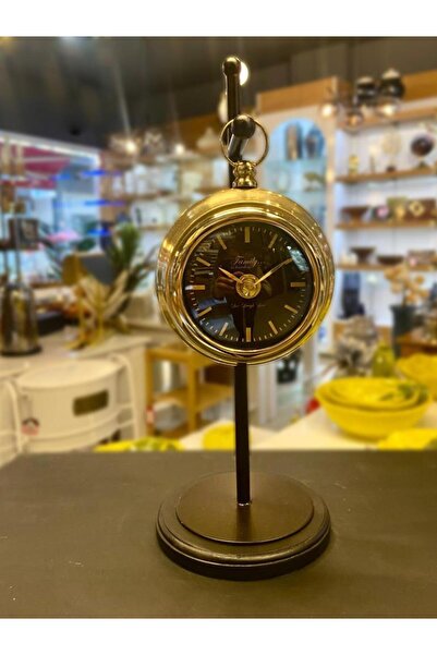 ÇIRPAN EV ALTIN ESKİTME ASKILI MASA SAATİ 33CM