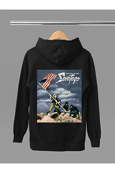 MAGORS SAVATAGE THE ROCK BAND, BUMBAC IMPRIMAT, CU MÂNECĂ LUNGĂ, cu căptușeal...