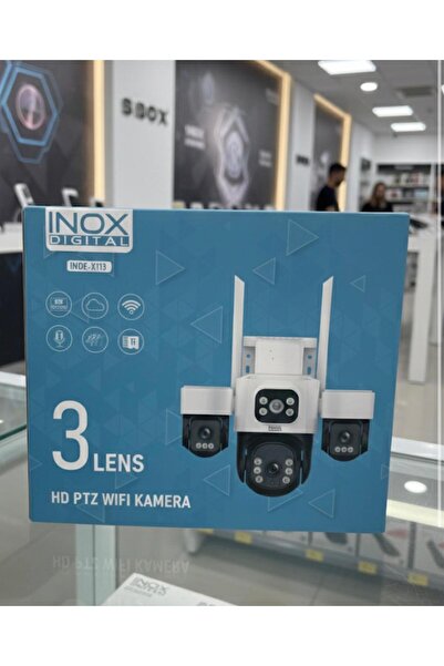 inox inoxX113 3+3+3MP 3 LENSLİ WİFİ PTZ KAMERA