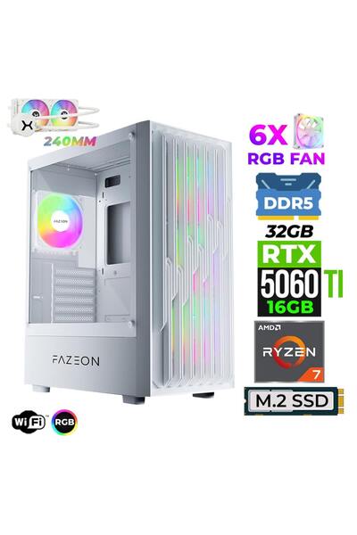 XASER Astra X520 Ryzen 7 9700X 32GB DDR5 Ram 1TB M.2 NVMe SSD 16GB RTX5060 Ti...