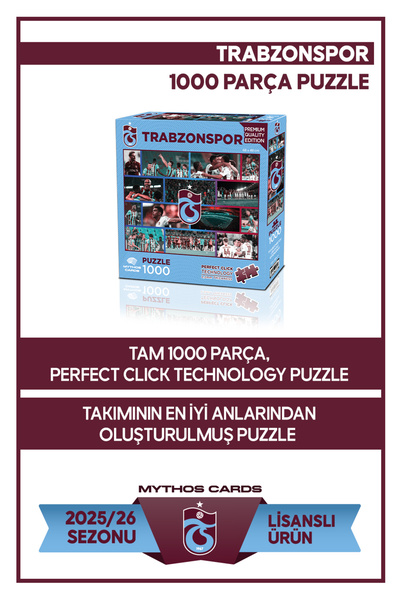 Trabzonspor TAKIM 2025/26 1000 PARÇA PUZZLE