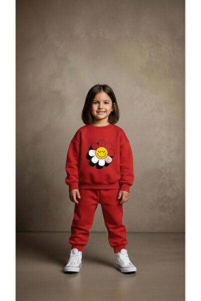 playwear سترة رياضية ثلاثية الأبعاد AY FLOWER B مطبوع للفتيات والأولاد برقبة ...