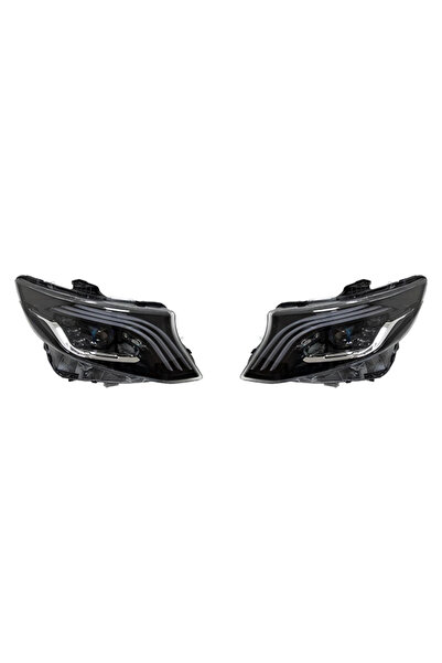 Wender Mercedes Komple Far Vito447 Set; [DONUSUM: GLS-MAYBACH] Halojen-ILS-LE...