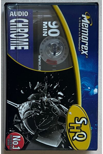 memorex 90' Empty Chrome Cassette (Zero Gelatin)