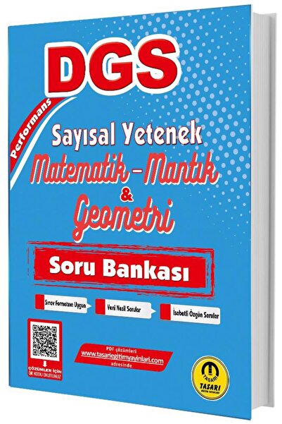 Genel Markalar Tasarı Yayınları 2025 DGS Sayısal Yetenek Matematik Mantık Geo...