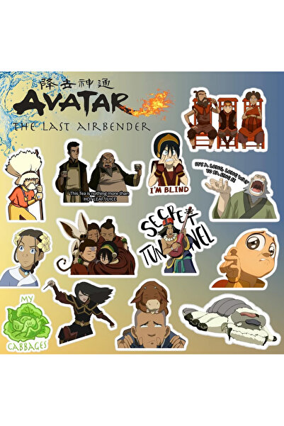 Avatar Sticker Seti | Laptop Notebook Telefon Etiket Journal