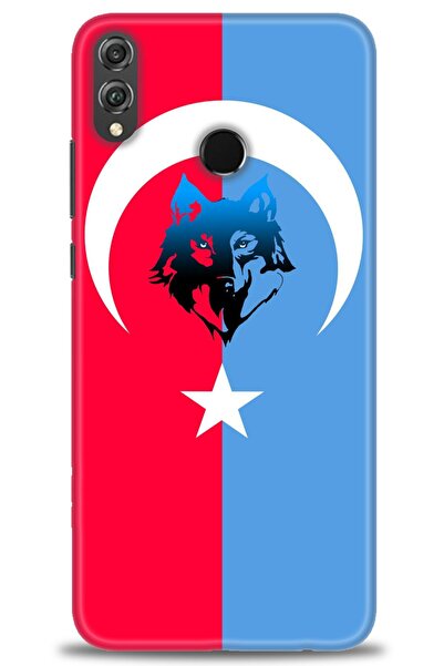 Rulet Aksesuar غطاء متوافق مع هاتف هواوي هونر 8X HD مطبوع - غطاء سيليكون مصمم...